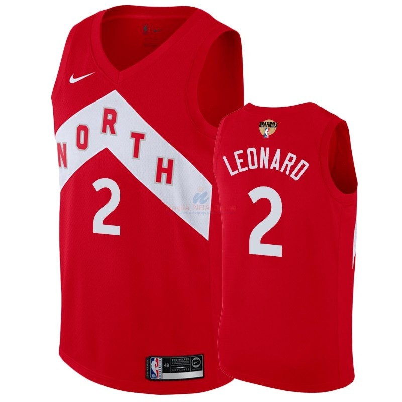 Maglia NBA Earned Edition Toronto Raptors #2 Kawhi Leonard Bianco Acquista