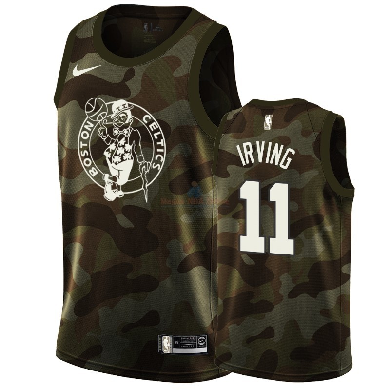 Maglia NBA Nike Boston Celtics #8 Jonathan Gibson Camo 2019 Acquista