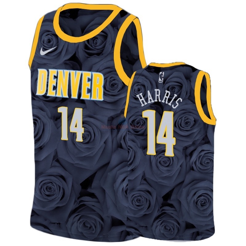 Maglia NBA Nike Denver Nuggets #14 Gary Harris Nero Acquista