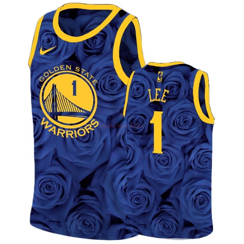 Maglia NBA Nike Golden State Warriors #1 Damion Lee Marino Acquista