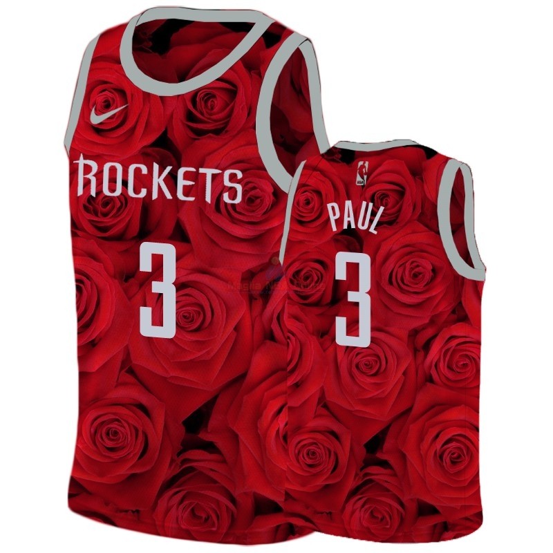 Maglia NBA Nike Houston Rockets #3 Chris Paul Rosso Acquista