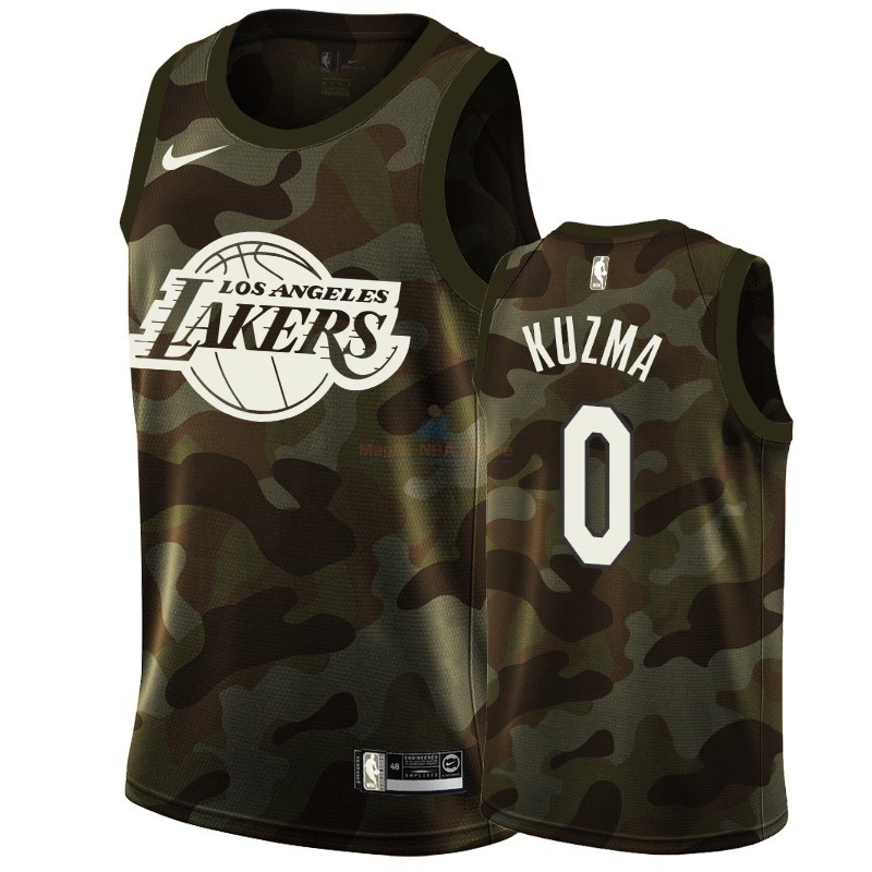 Maglia NBA Nike Los Angeles Lakers #0 Kyle Kuzma Camo 2019 Acquista