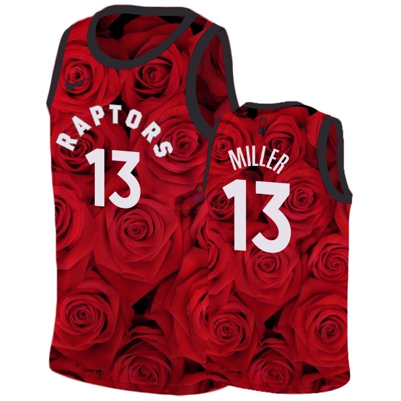 Maglia NBA Nike Toronto Raptors #13 Malcolm Miller Rosso Acquista