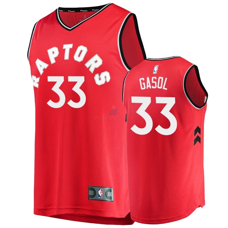 Maglia NBA Nike Toronto Raptors #33 Marc Gasol Rosso Acquista