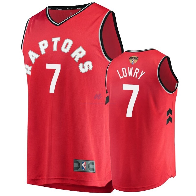 Maglia NBA Toronto Raptors 2019 Campionato Finali #7 Kyle Lowry Rosso Icon Acquista
