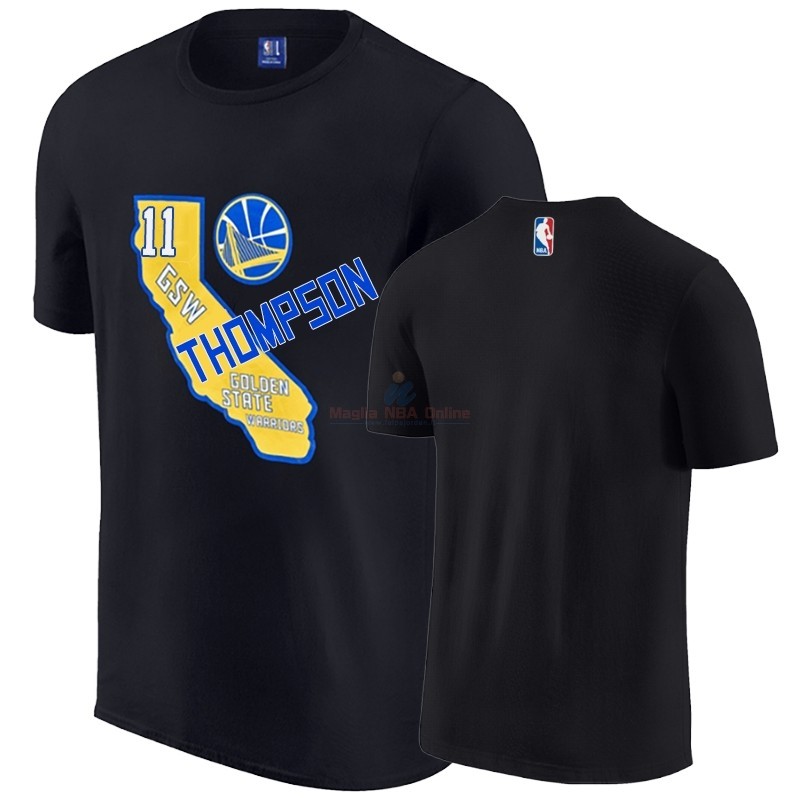 T-Shirt Golden State Warriors Klay Thompso Nero Acquista