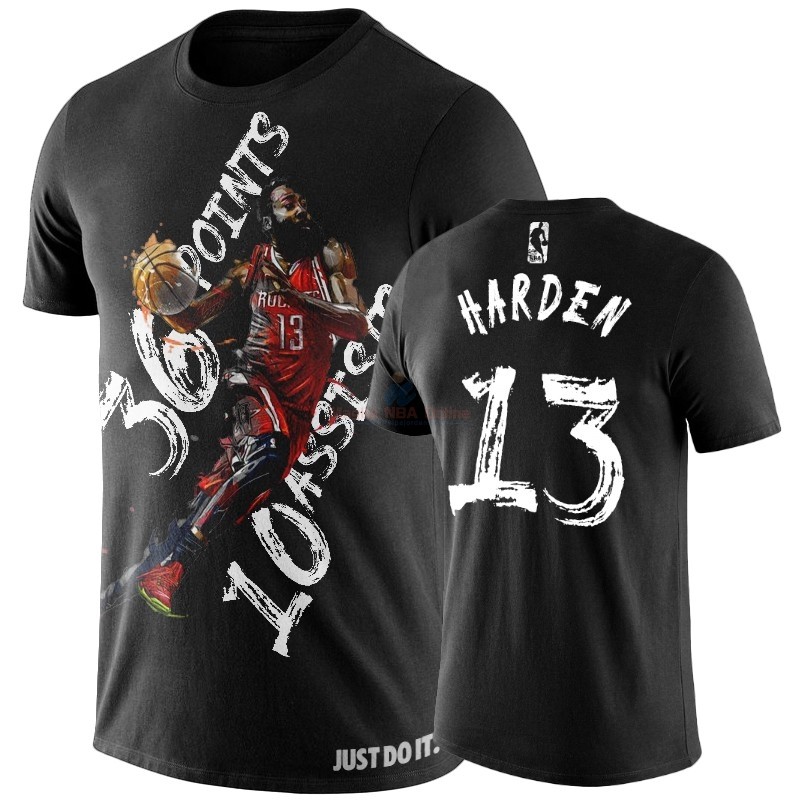 T-Shirt Houston Rockets James Harden Nero Acquista