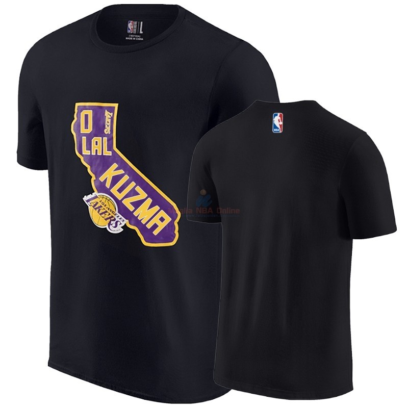 T-Shirt Los Angeles Lakers Kyle Kuzma Nero Acquista