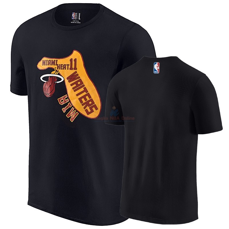 T-Shirt Miami Heat Dion Waiters Nero Acquista