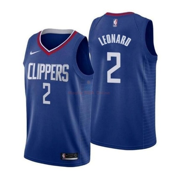 Maglia NBA Bambino Los Angeles Clippers #2 Kawhi Leonard Blu Icon 2019-20 Acquista