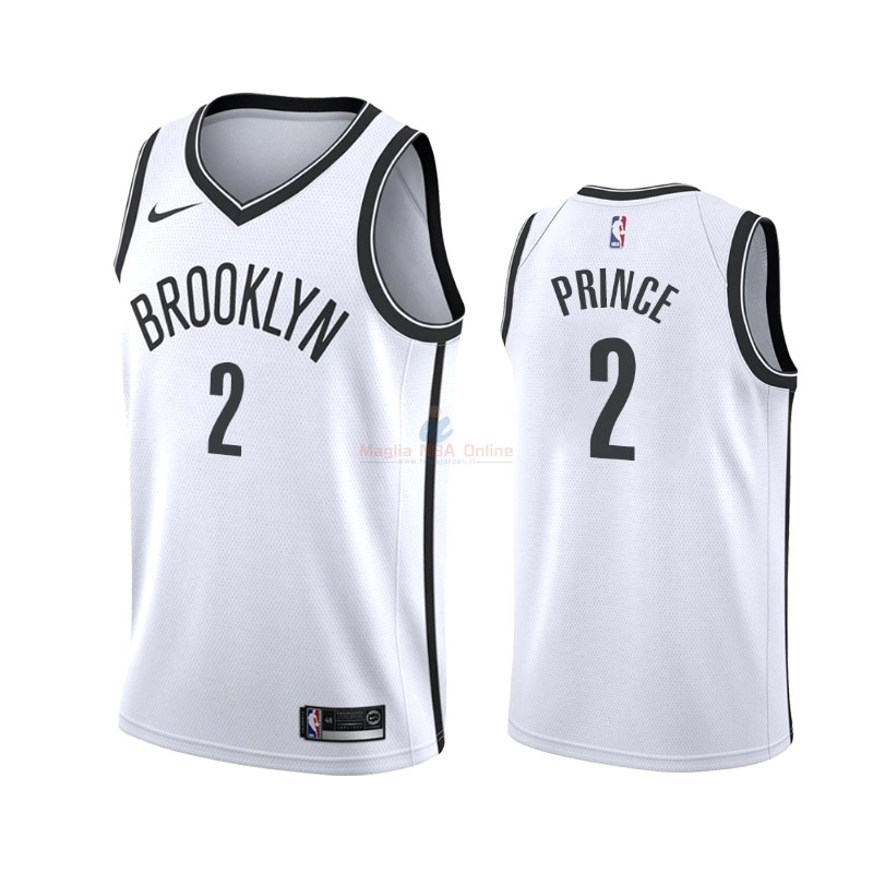 Maglia NBA Nike Brooklyn Nets #2 Taurean Prince Bianco Association 2019-20 Acquista
