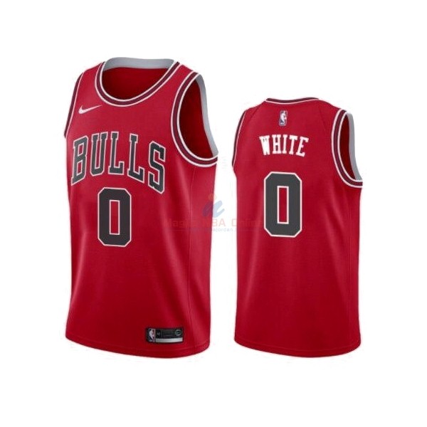 Maglia NBA Nike Chicago Bulls #0 Coby White Rosso Icon 2019-20 Acquista