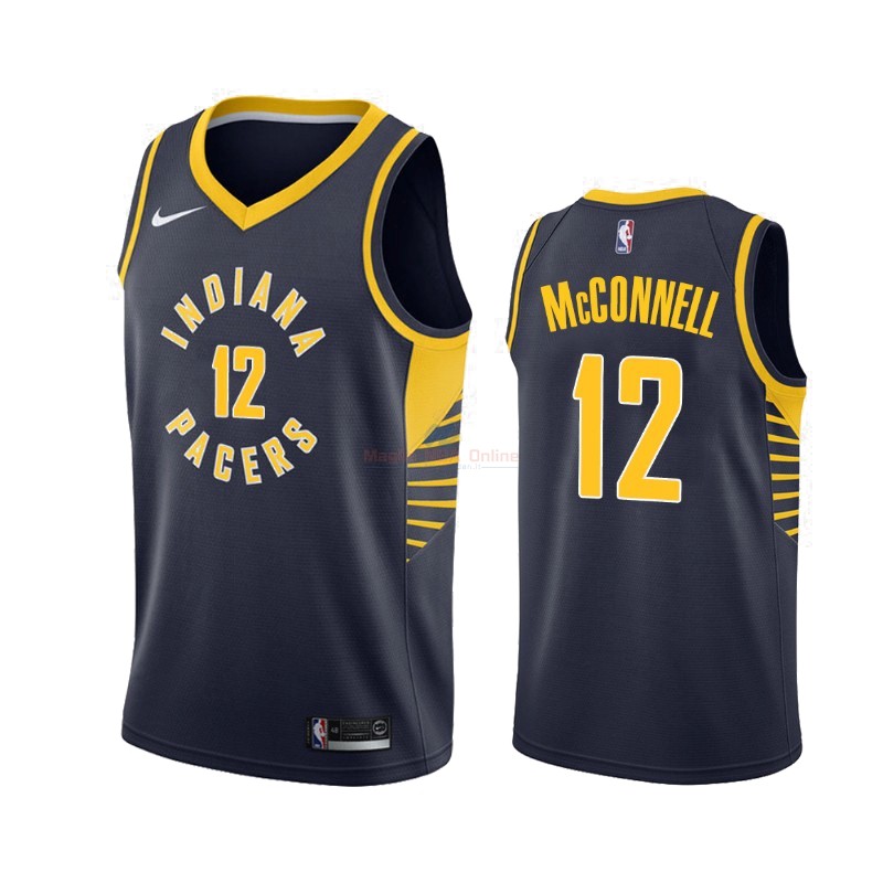 Maglia NBA Nike Indiana Pacers #12 T.J. McConnell Marino Icon 2019-20 Acquista