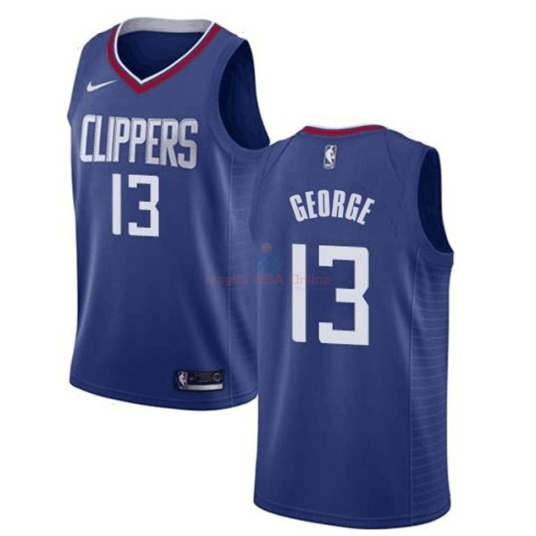 Maglia NBA Nike Los Angeles Clippers #13 Paul George Blu Icon 2019-20 Acquista