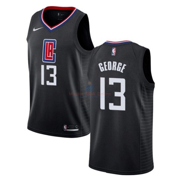 Maglia NBA Nike Los Angeles Clippers #13 Paul George Nero Statement 2019-20 Acquista