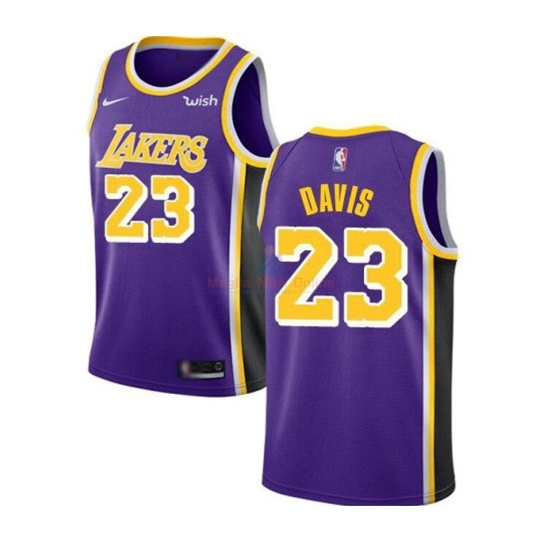 Maglia NBA Nike Los Angeles Lakers #23 Anthony Davis Purpura 2019-20 Acquista