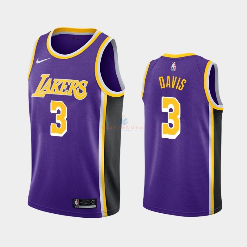 Maglia NBA Nike Los Angeles Lakers #3 Anthony Davis Porpora Statement 2019-20 Acquista