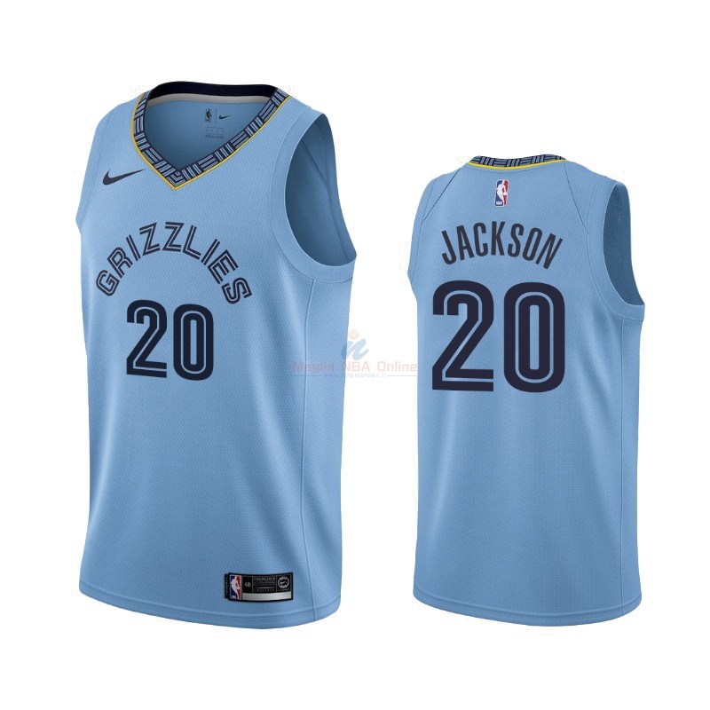 Maglia NBA Nike Memphis Grizzlies #20 Josh Jackson Blu Statement 2019-20 Acquista
