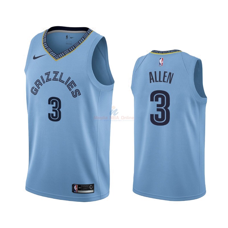 Maglia NBA Nike Memphis Grizzlies #3 Grayson Allen Blu Statement 2019-20 Acquista