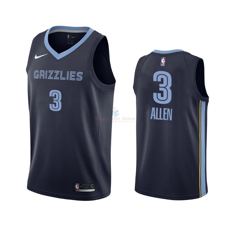 Maglia NBA Nike Memphis Grizzlies #3 Grayson Allen Marino Icon 2019-20 Acquista