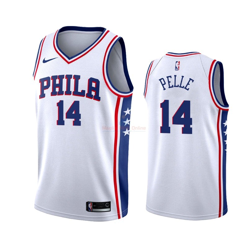 Maglia NBA Nike Philadelphia Sixers #14 Norvel Pelle Bianco Association 2019-20 Acquista