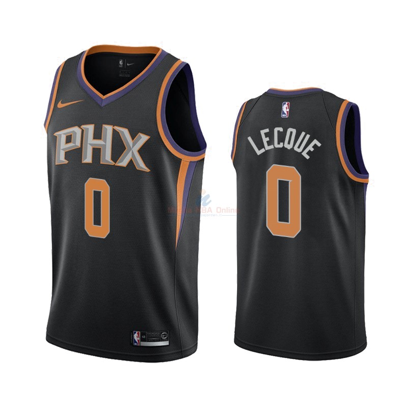 Maglia NBA Nike Phoenix Suns #0 Jalen Lecque Nero Statement 2019-20 Acquista