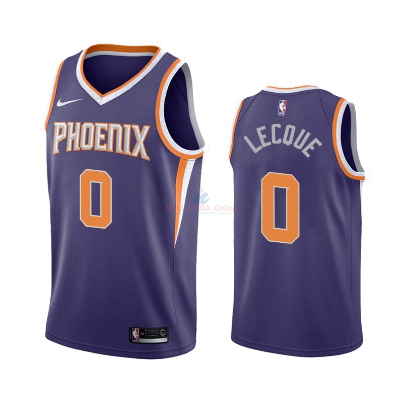 Maglia NBA Nike Phoenix Suns #0 Jalen Lecque Porpora Icon 2019-20 Acquista