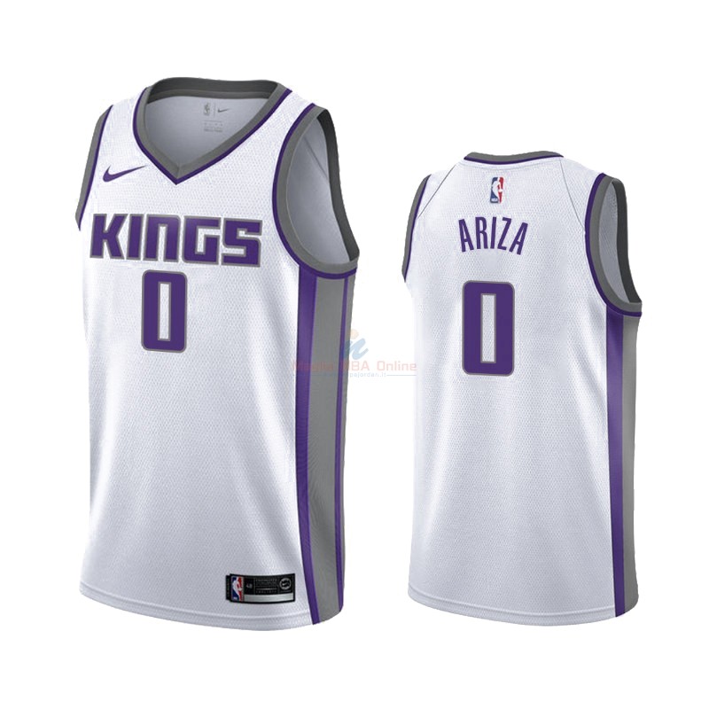 Maglia NBA Nike Sacramento Kings #0 Trevor Ariza Bianco Association 2019-20 Acquista