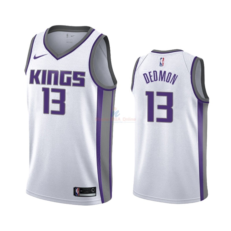 Maglia NBA Nike Sacramento Kings #13 Dewayne Dedmon Bianco Association 2019-20 Acquista