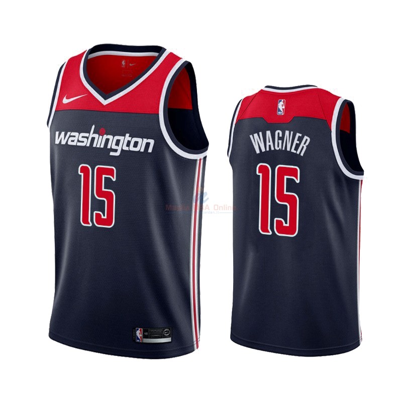 Maglia NBA Nike Washington Wizards #15 Moritz Wagner Marino Statement 2019-20 Acquista