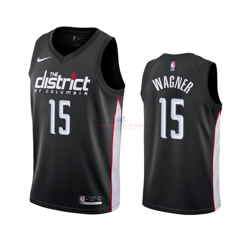Maglia NBA Nike Washington Wizards #15 Moritz Wagner Nike Nero Cittàn 2019-20 Acquista