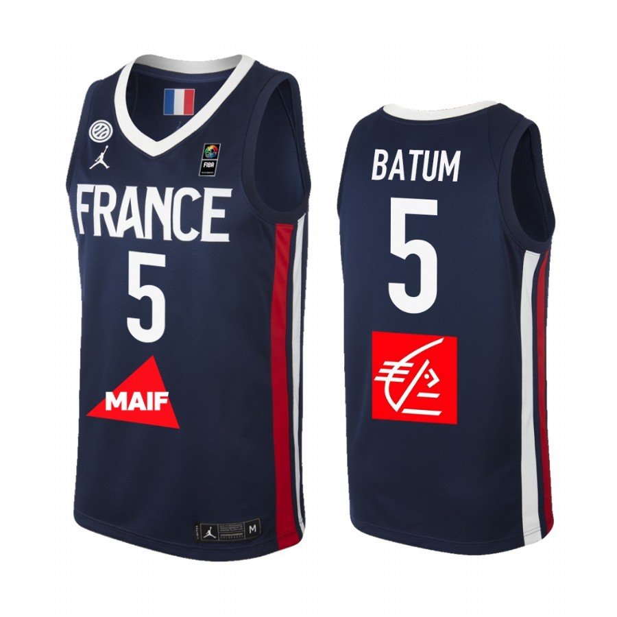 Coppa Mondo Basket FIBA 2019 France #5 Nicolas Batum Marino Acquista