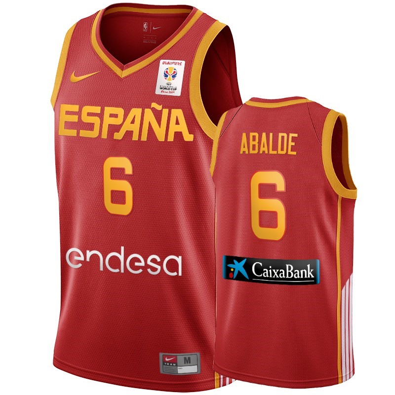 Coppa Mondo Basket FIBA 2019 Spain #6 Alberto Abalde Vino Tinto Acquista