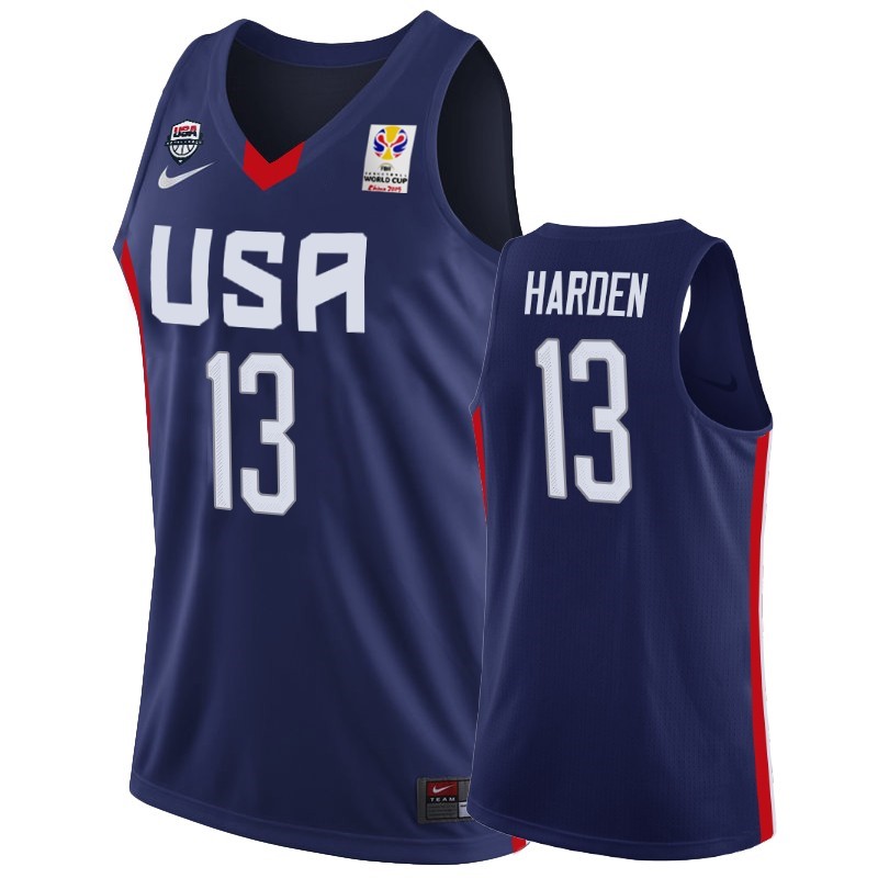Coppa Mondo Basket FIBA 2019 USA #13 James Harden Marino Acquista