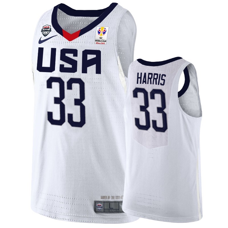 Coppa Mondo Basket FIBA 2019 USA #33 Tobias Harris Bianco Acquista