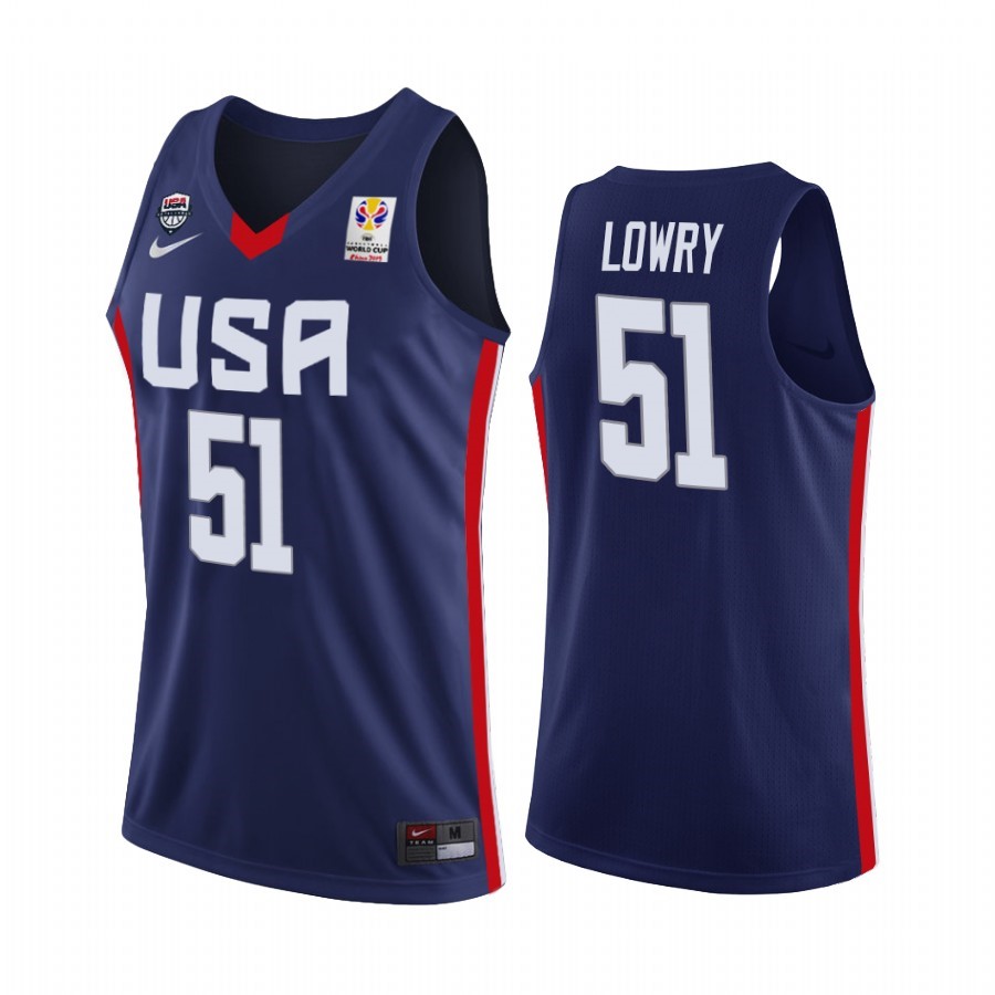 Coppa Mondo Basket FIBA 2019 USA #51 Kyle Lowry Marino Acquista