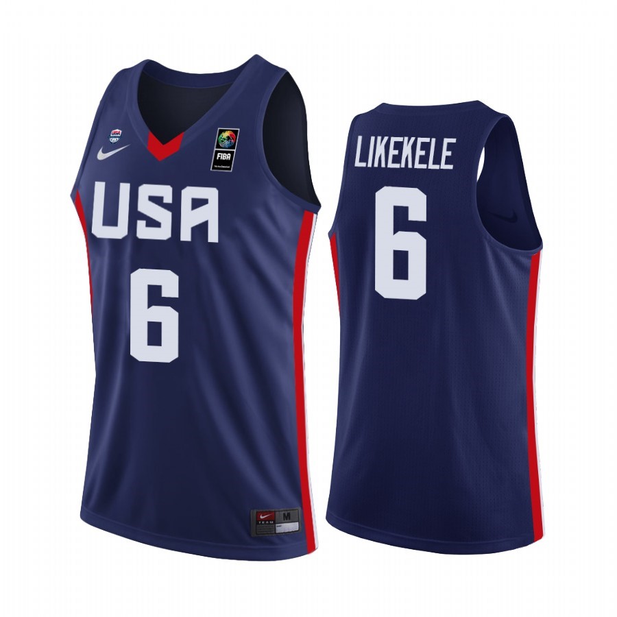 Coppa Mondo Basket FIBA 2019 USA #6 Isaac Likekele Marino Acquista