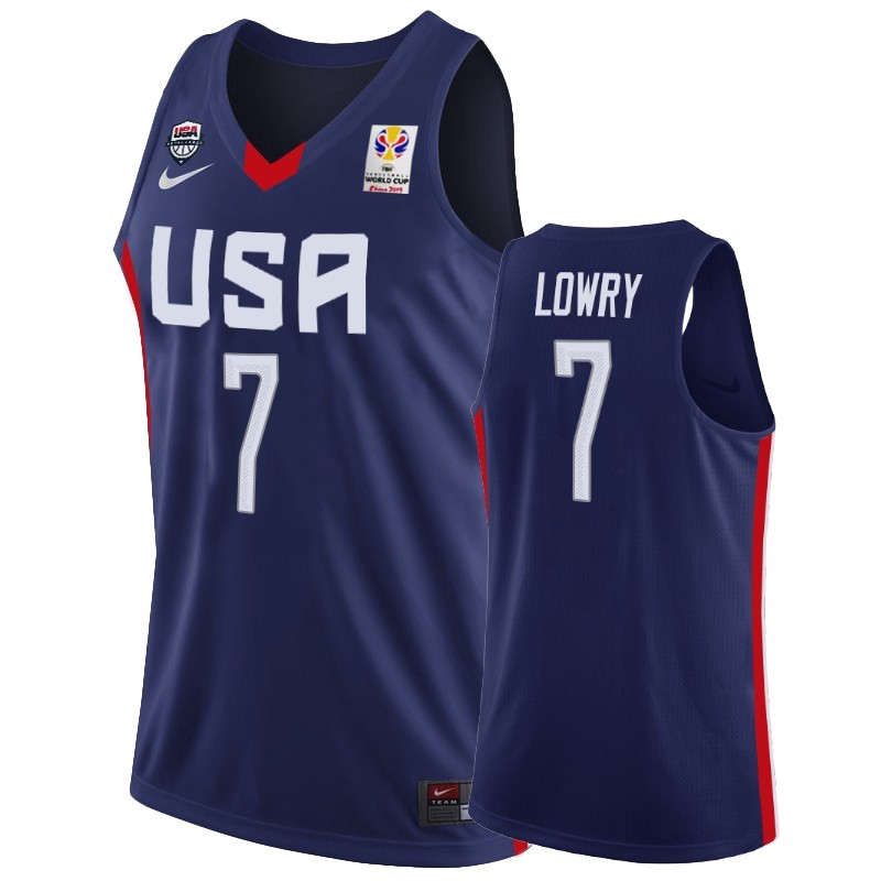 Coppa Mondo Basket FIBA 2019 USA #7 Kyle Lowry Marino Acquista