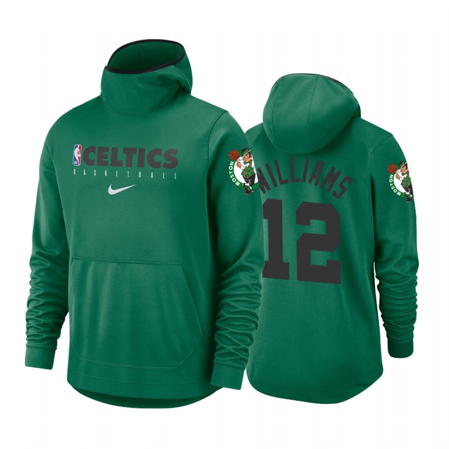 Felpe Con Cappuccio Boston Celtics #12 Grant Williams Verde Acquista