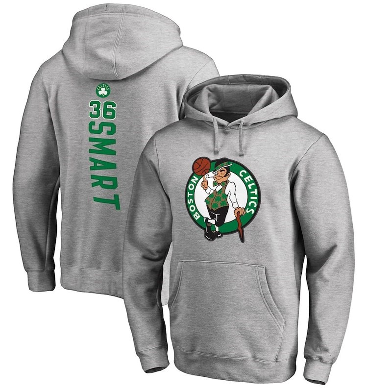 Felpe Con Cappuccio Boston Celtics Grigio Acquista