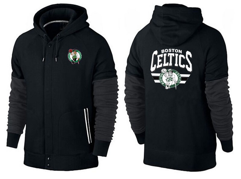 Felpe Con Cappuccio Boston Celtics Nero Bianco Acquista