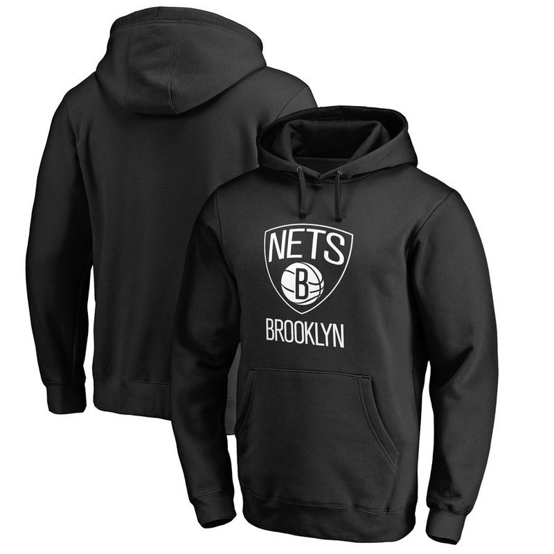 Felpe Con Cappuccio Brooklyn Nets Nero Bianco Acquista