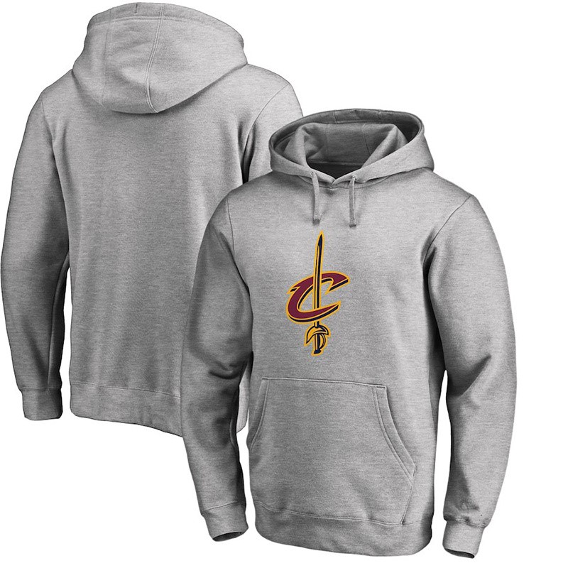 Felpe Con Cappuccio Cleveland Cavaliers Grigio Acquista