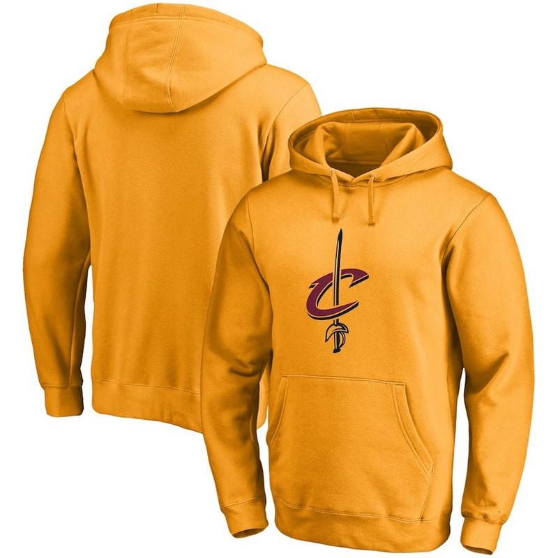 Felpe Con Cappuccio Cleveland Cavaliers Jaune Acquista