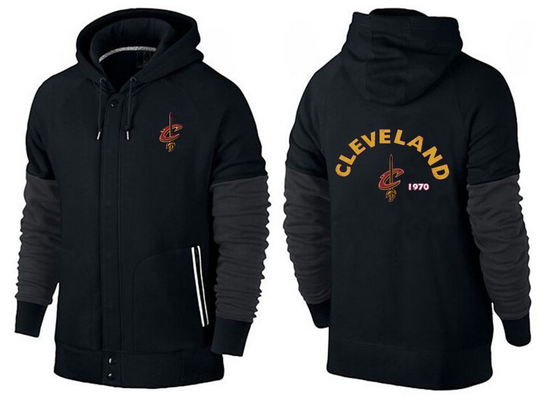 Felpe Con Cappuccio Cleveland Cavaliers Nero Jaune Acquista