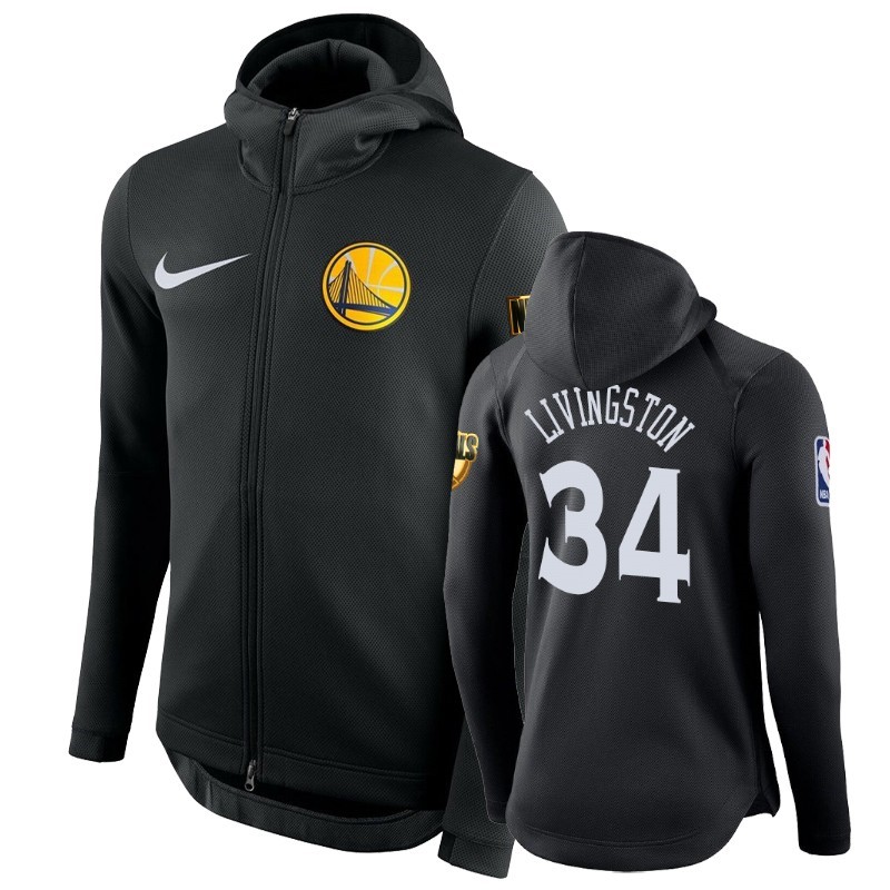 Felpe Con Cappuccio Golden State Warriors #34 Shaun Livingston Nero Acquista