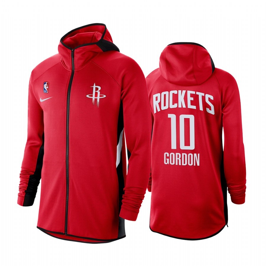 Felpe Con Cappuccio Houston Rockets #10 Eric Gordon Rosso Acquista