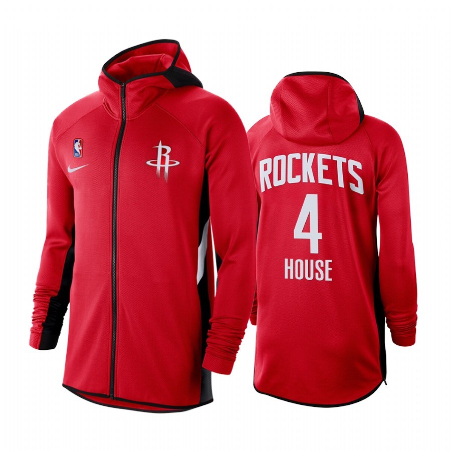 Felpe Con Cappuccio Houston Rockets #4 Danuel House Rosso Acquista