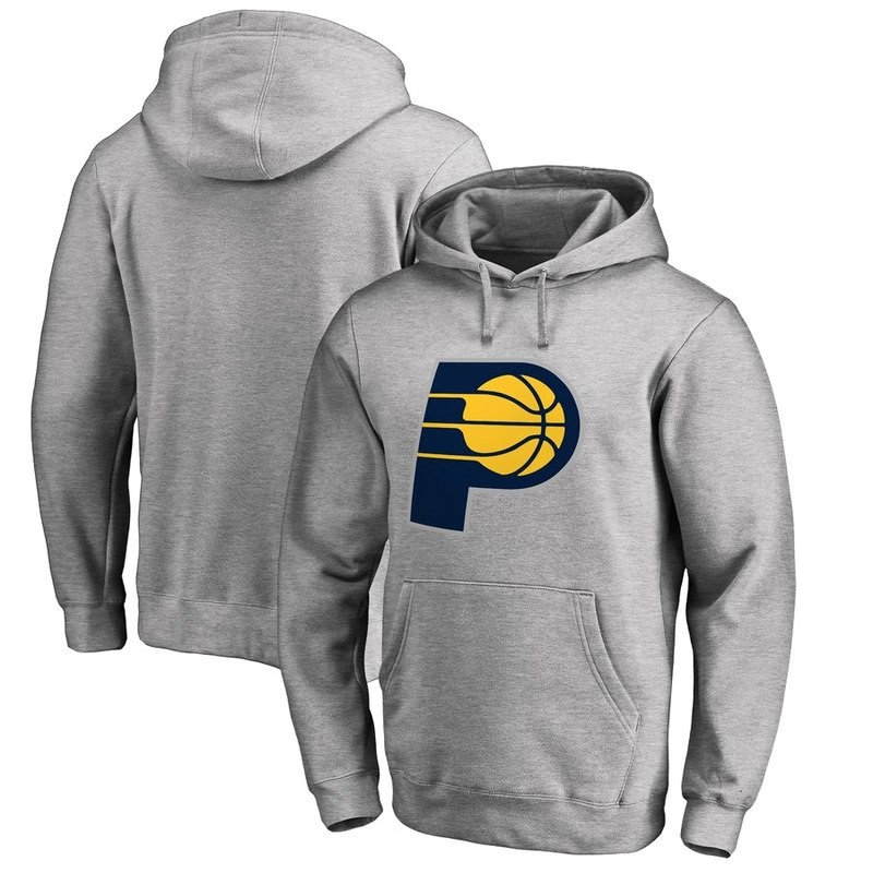 Felpe Con Cappuccio Indiana Pacers Grigio Acquista