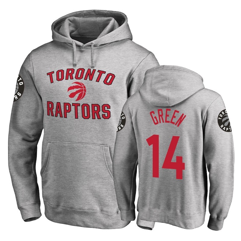 Felpe Con Cappuccio Toronto Raptors #14 Danny Green Grigio Acquista